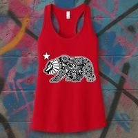 California Republic Aztec Bear Women's Tank Top thumb 3