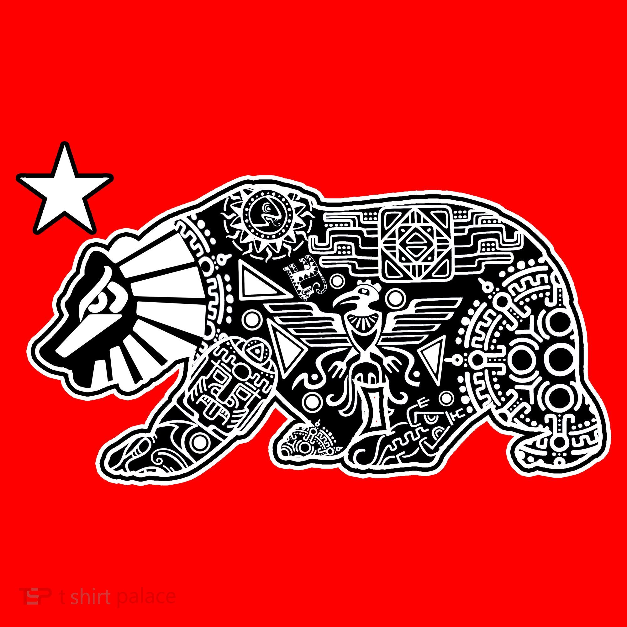 California Republic Aztec Bear Hat