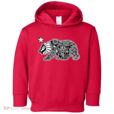 California Republic Aztec Bear Toddler Hoodie