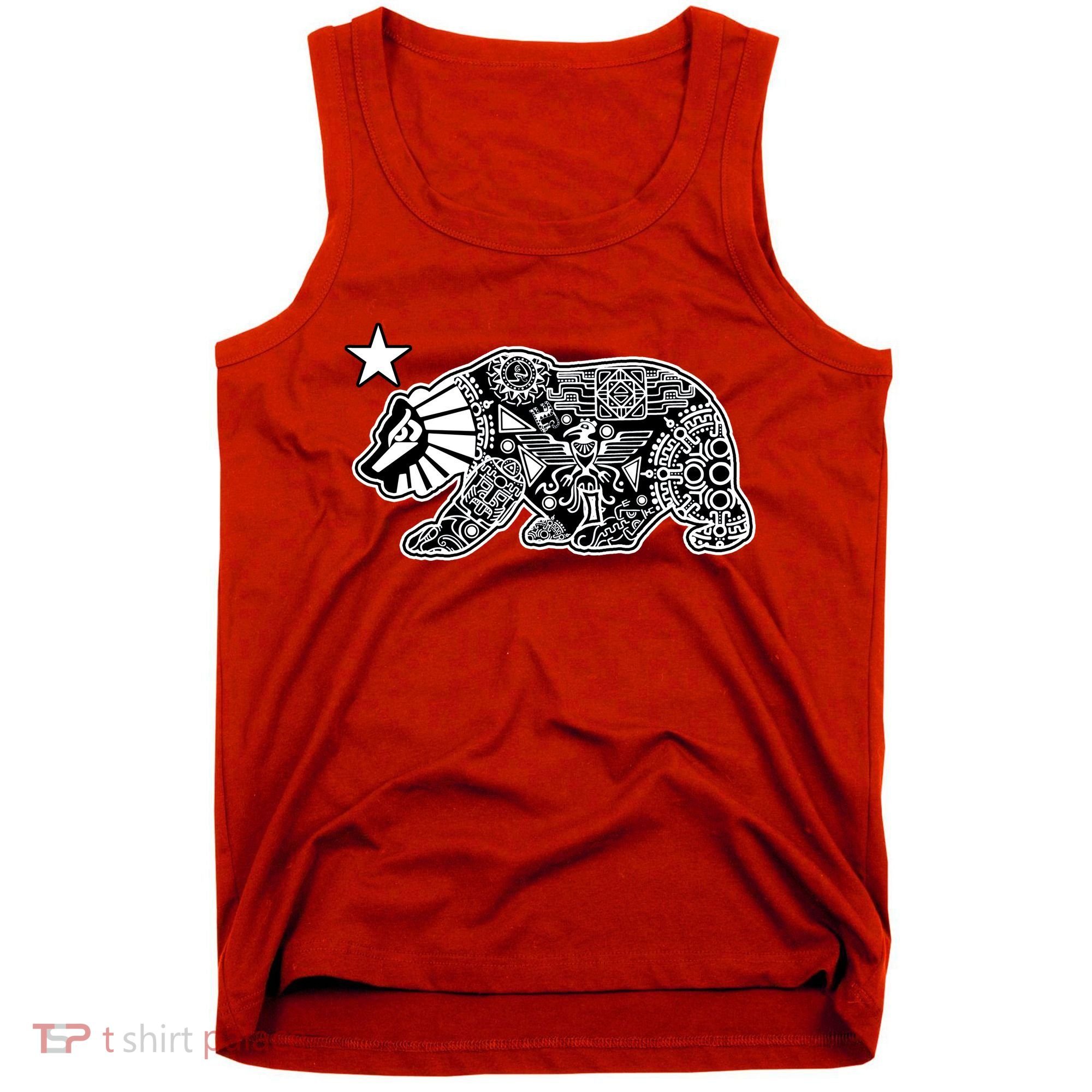 California Republic Aztec Bear Tank Top
