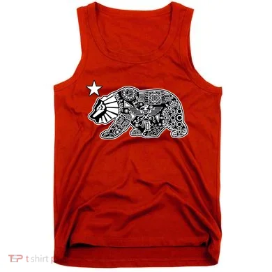 California Republic Aztec Bear Tank Top