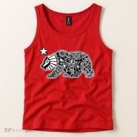 California Republic Aztec Bear Tank Top thumb 2