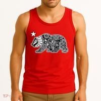 California Republic Aztec Bear Tank Top thumb 3