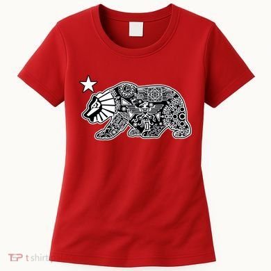California Republic Aztec Bear Women's T-Shirt