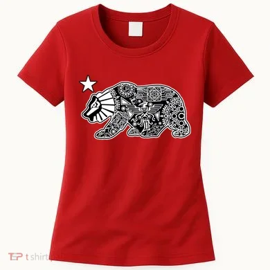 California Republic Aztec Bear Women's T-Shirt