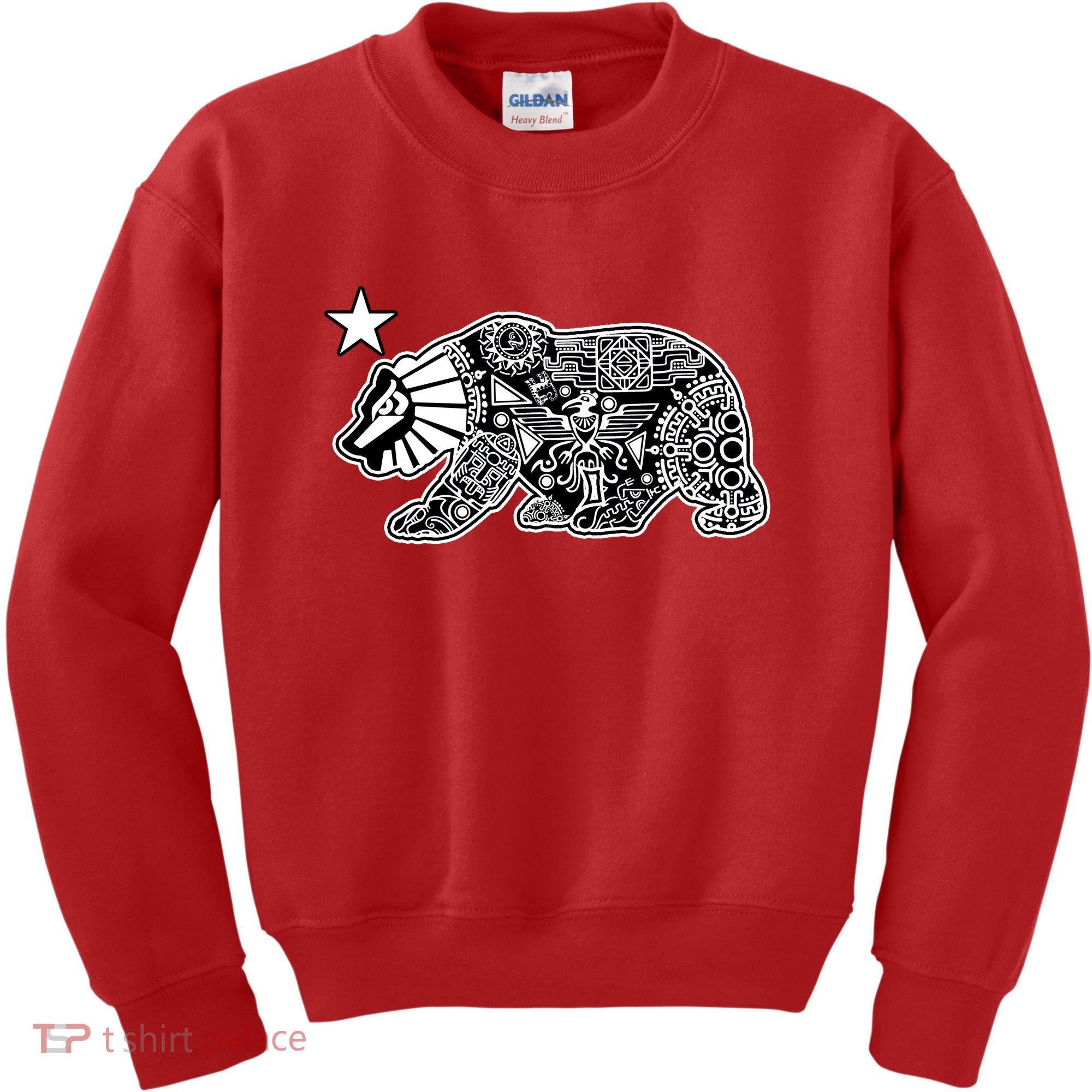 California Republic Aztec Bear Kids Sweatshirt