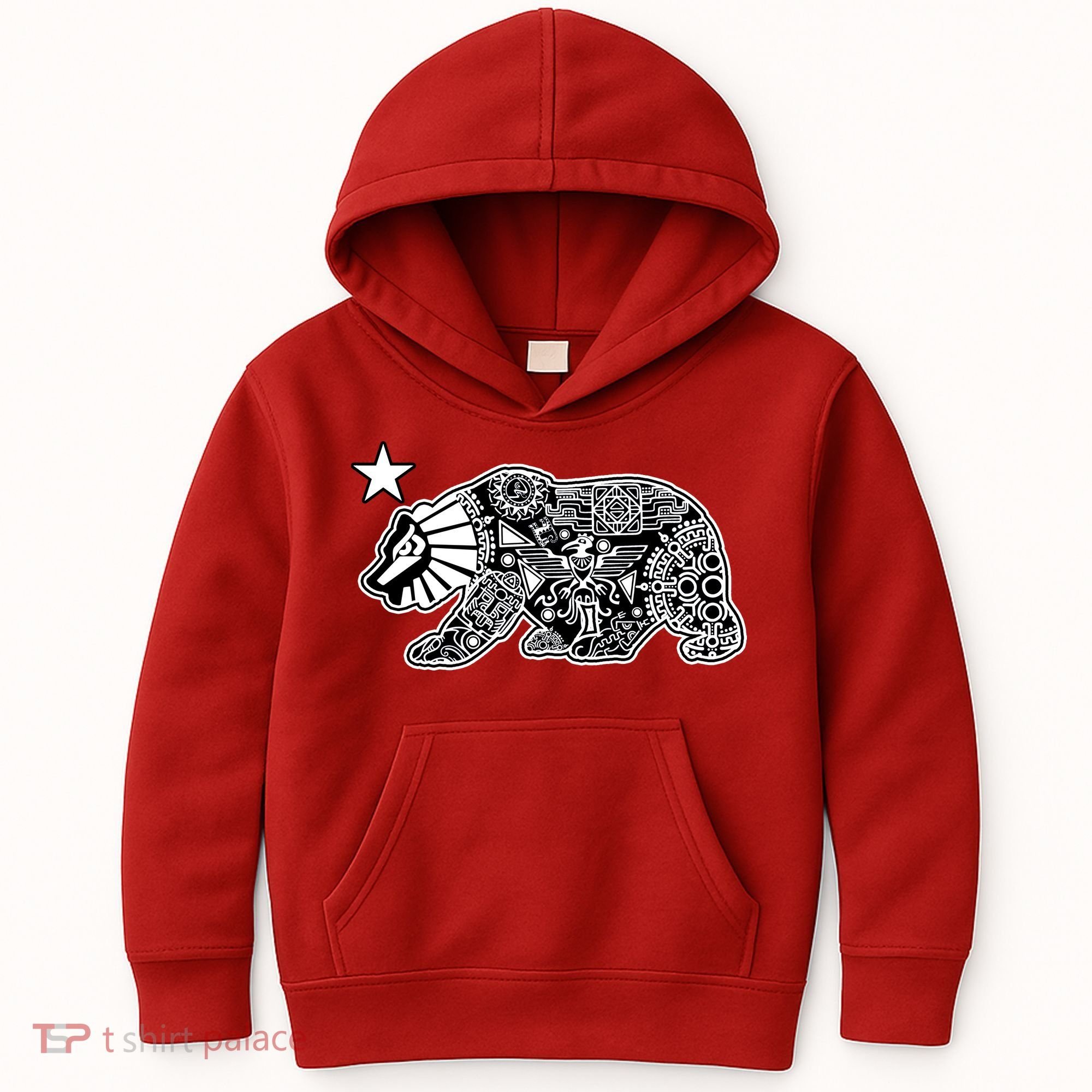 California Republic Aztec Bear Kids Hoodie
