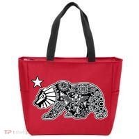 California Republic Aztec Bear Tote Bag thumb 0