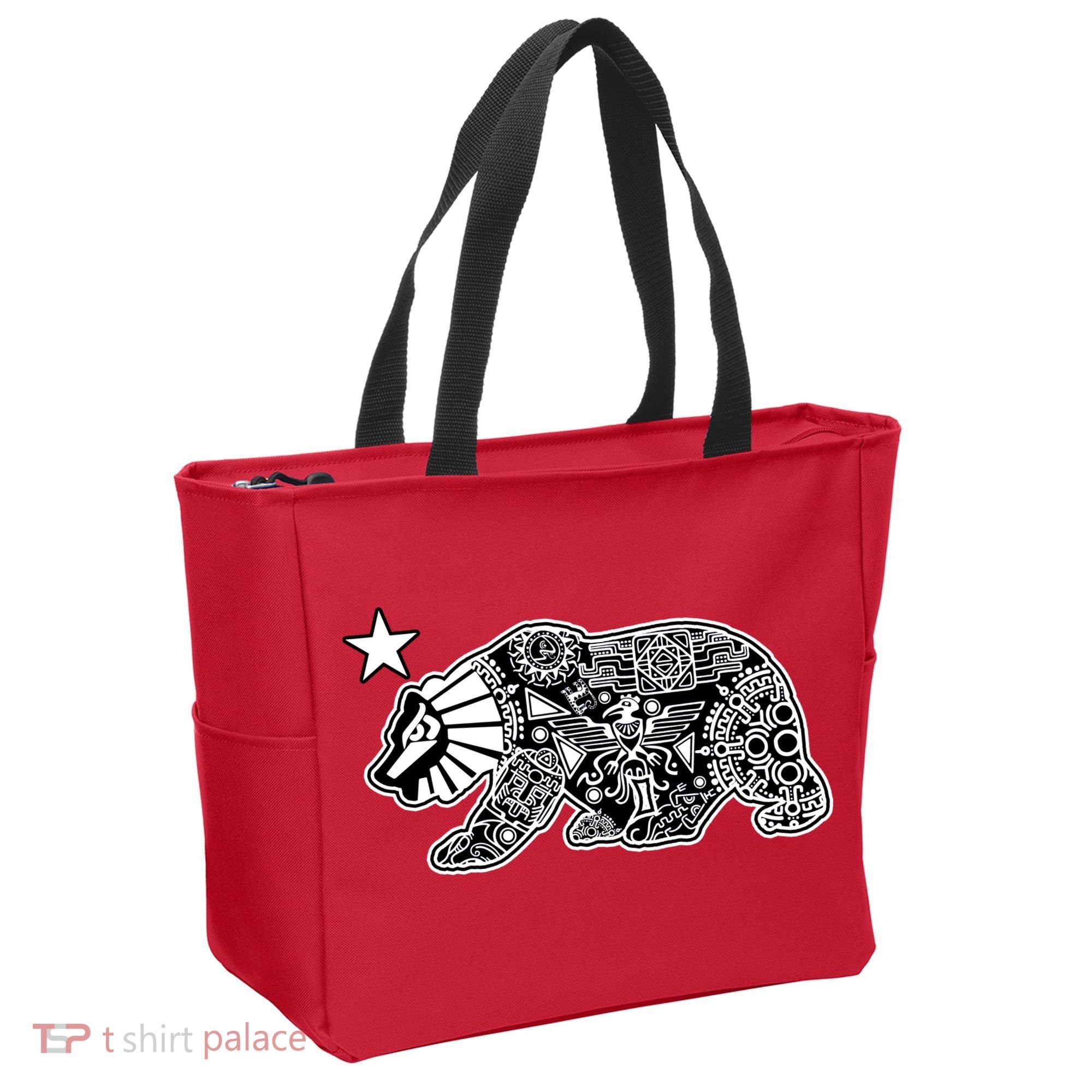 California Republic Aztec Bear Tote Bag
