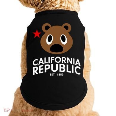 California Republic Bear Est. 1850 Doggie Tank