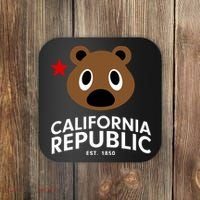 California Republic Bear Est. 1850 Coaster thumb 0
