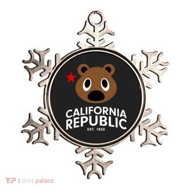 California Republic Bear Est. 1850 Ornament
