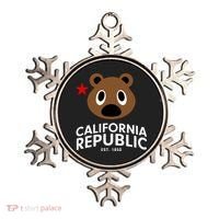 California Republic Bear Est. 1850 Ornament thumb 0