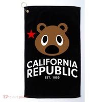 California Republic Bear Est. 1850 Golf Towel thumb 0