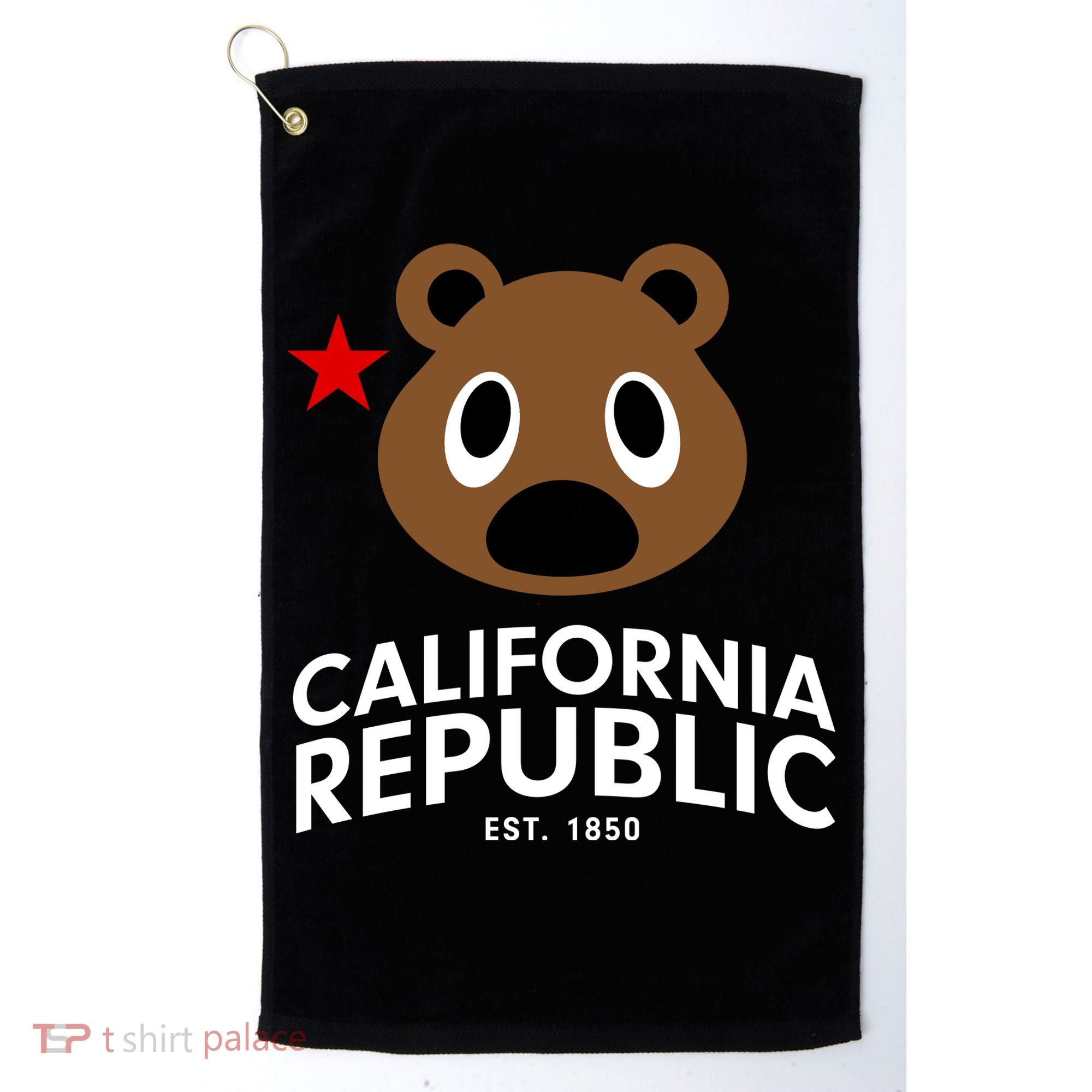 California Republic Bear Est. 1850 Golf Towel