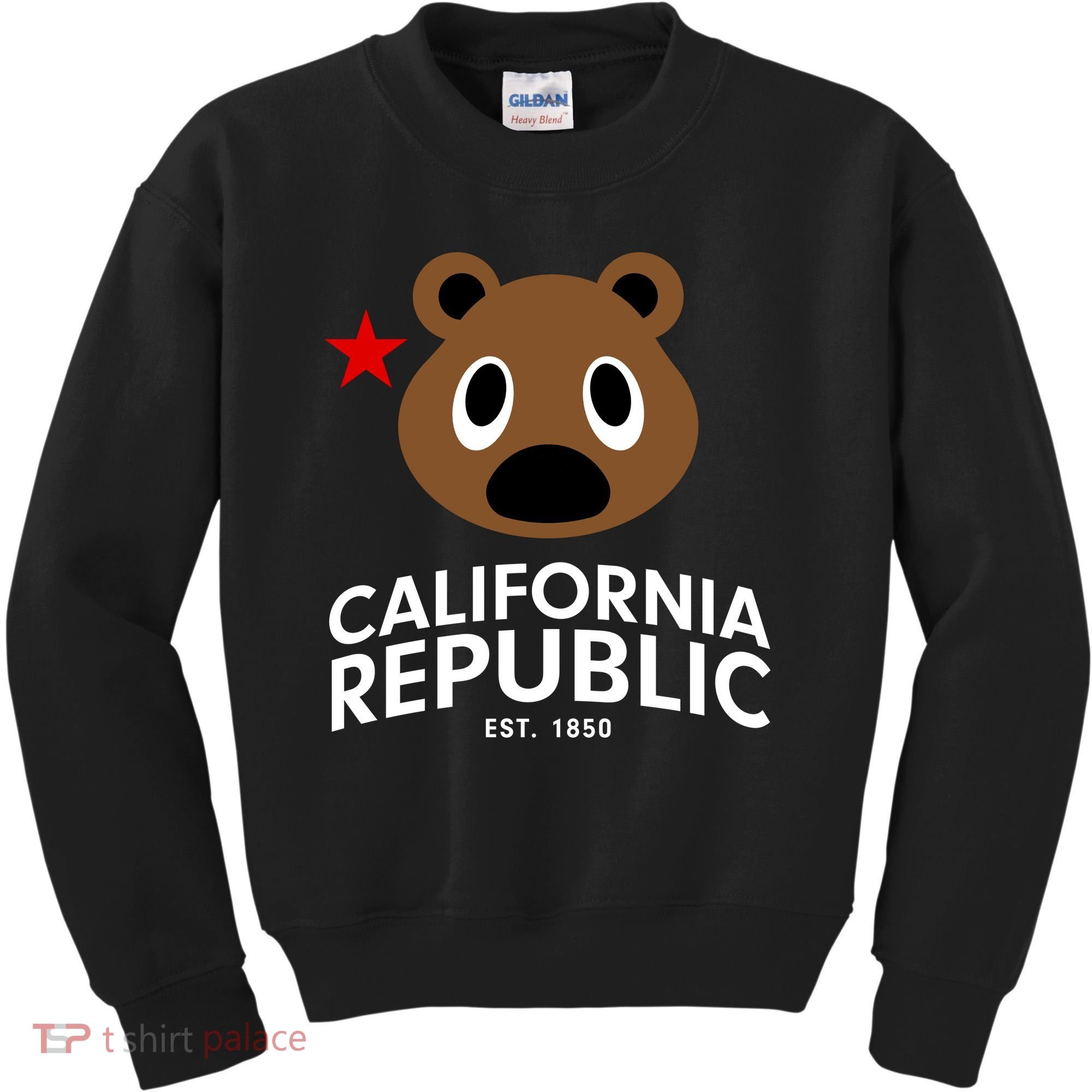 California Republic Bear Est. 1850 Kids Sweatshirt