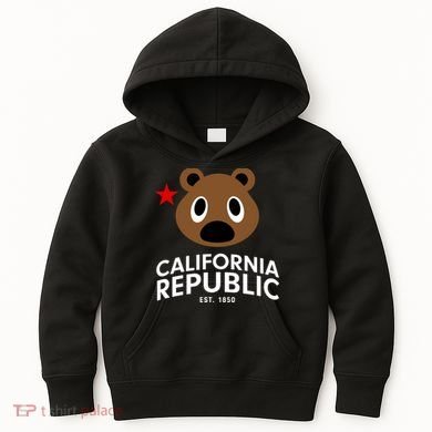 California Republic Bear Est. 1850 Kids Hoodie