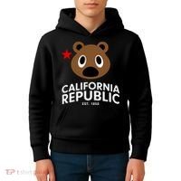 California Republic Bear Est. 1850 Kids Hoodie thumb 4