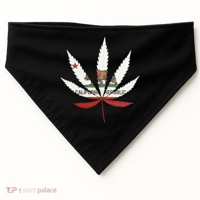 California Republic: Cali Weed USA-Made Doggie Bandana