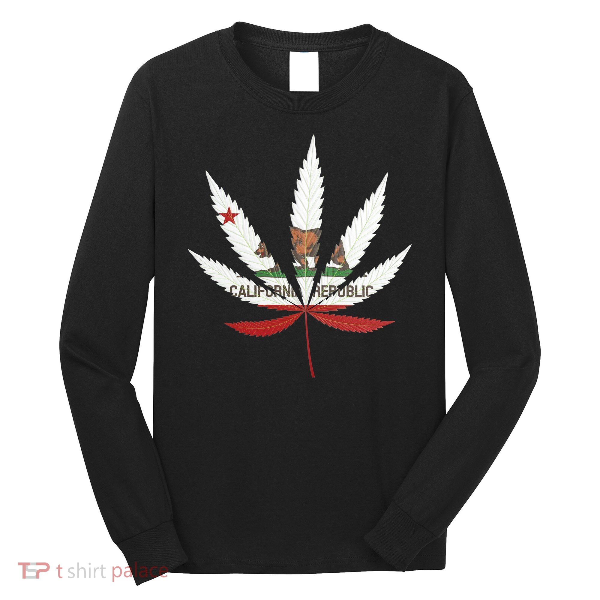 California Republic: Cali Weed Long Sleeve Shirt