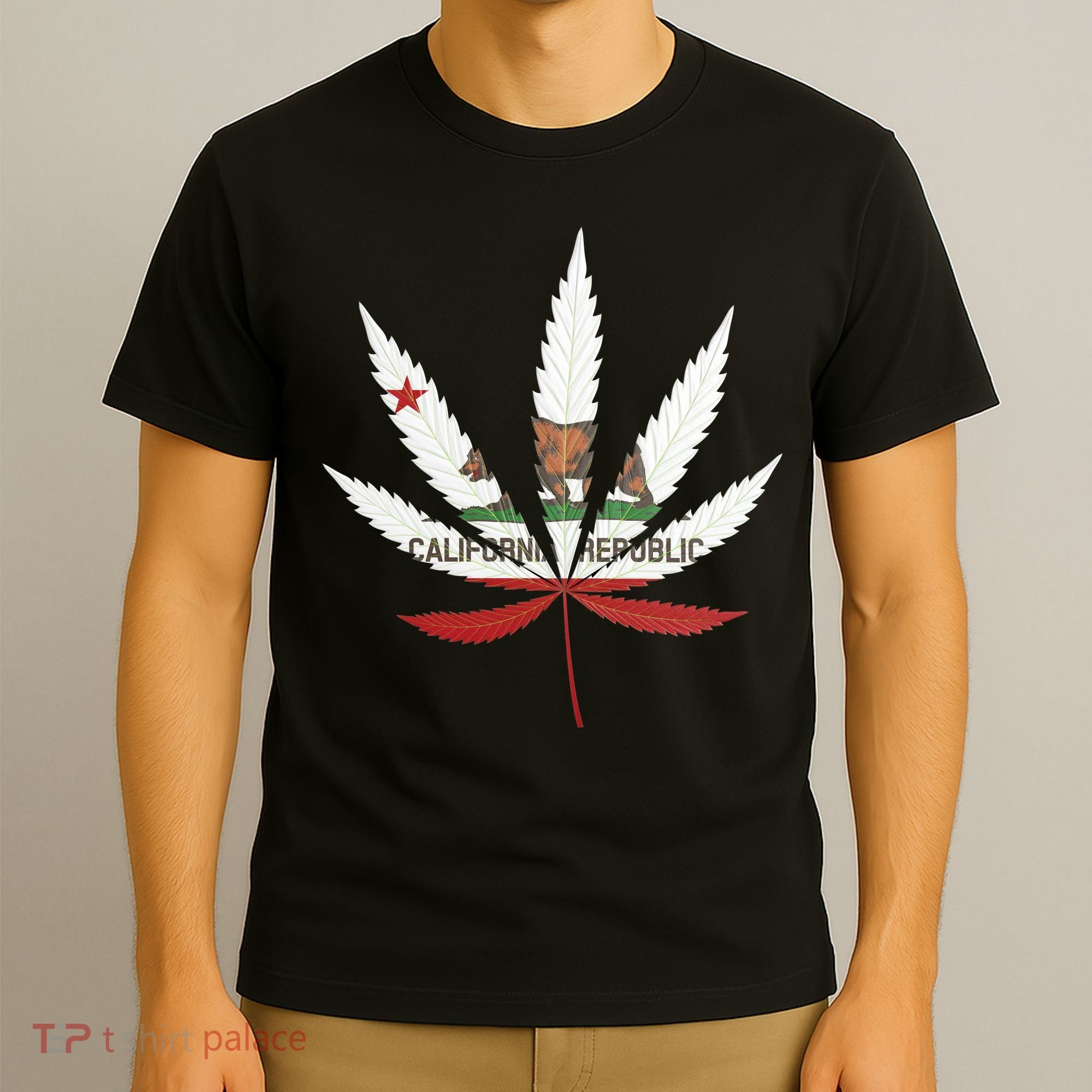 California Republic: Cali Weed T-Shirt