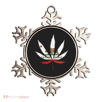 California Republic: Cali Weed Ornament
