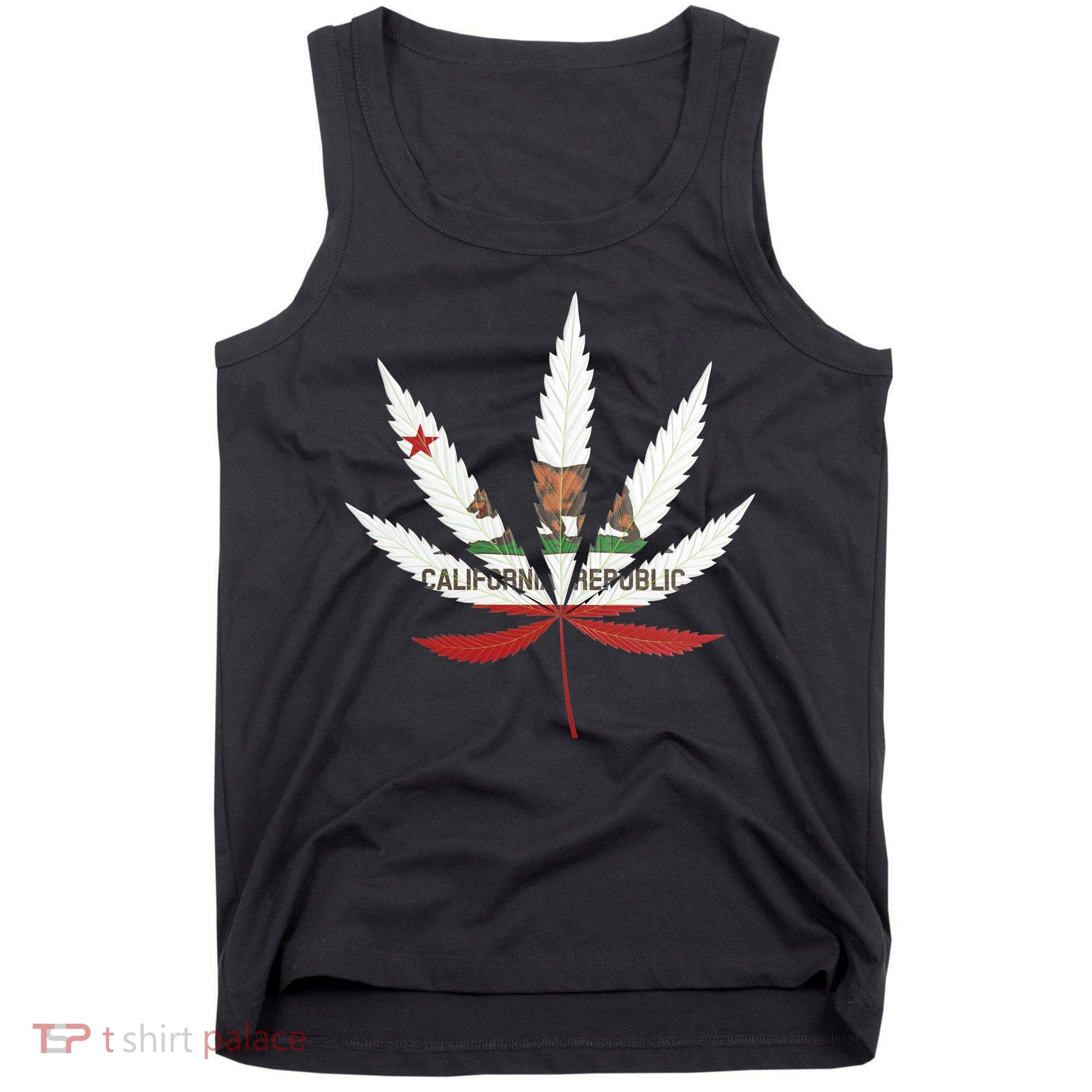 California Republic: Cali Weed Tank Top