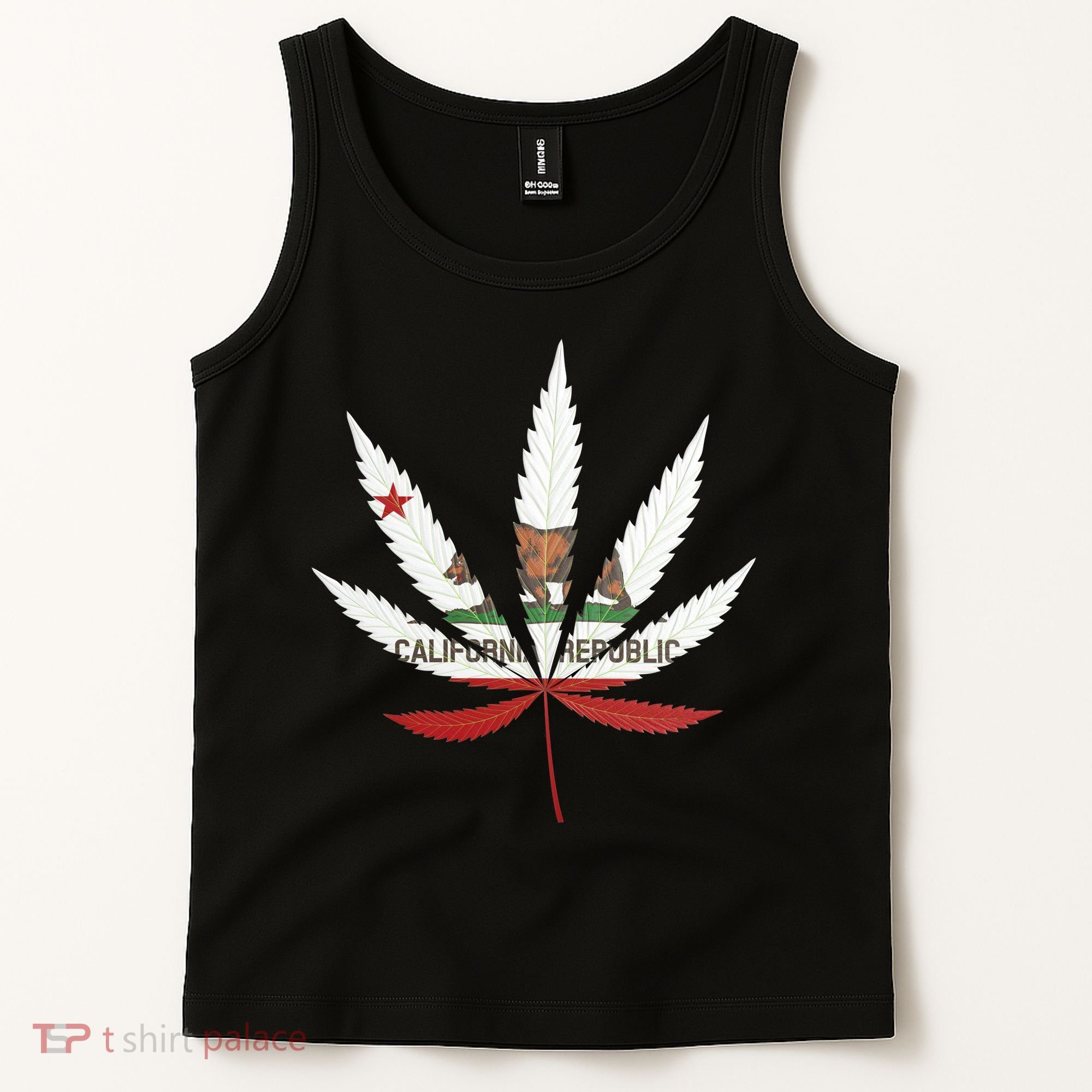 California Republic: Cali Weed Tank Top