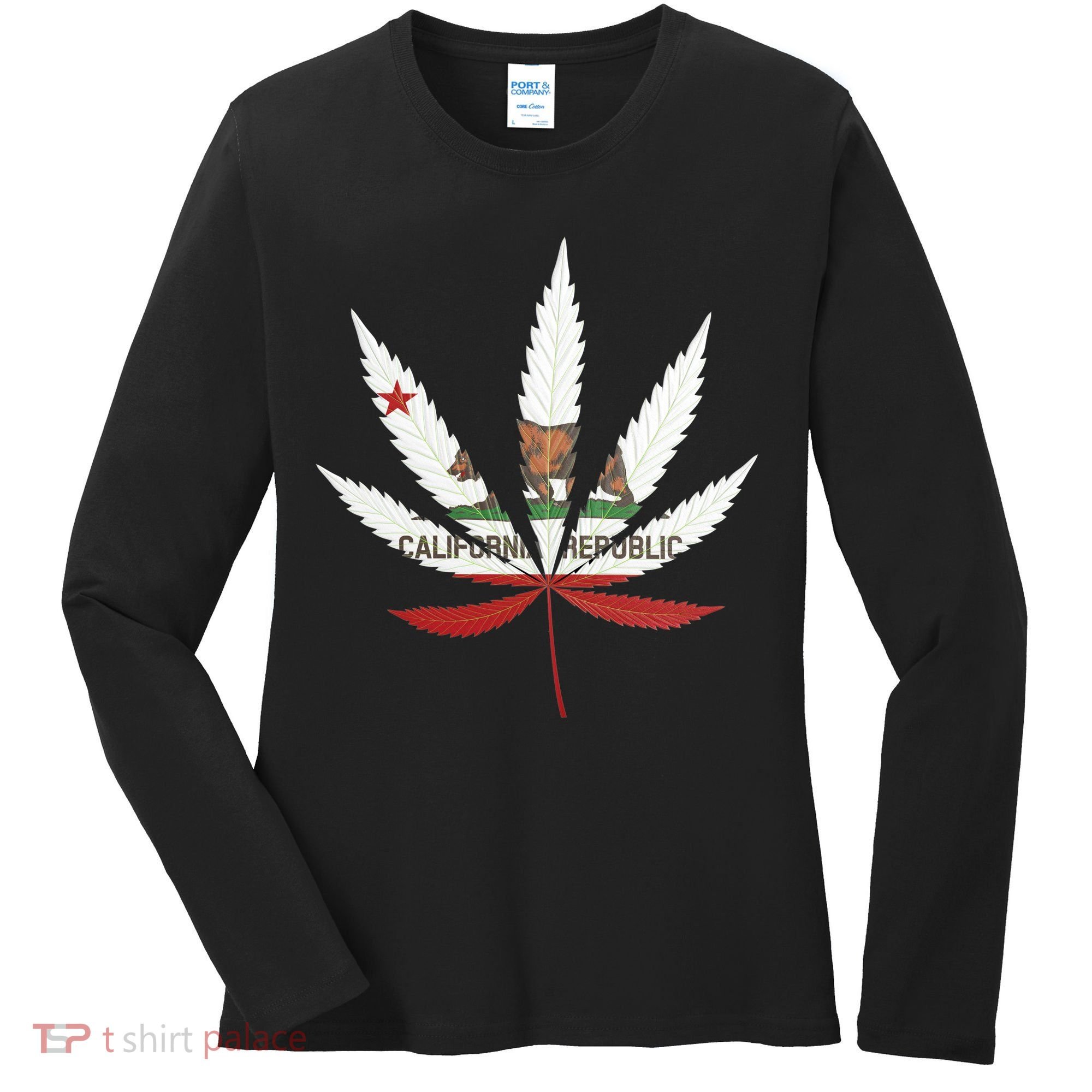 California Republic: Cali Weed Women's Long Sleeve Shirt