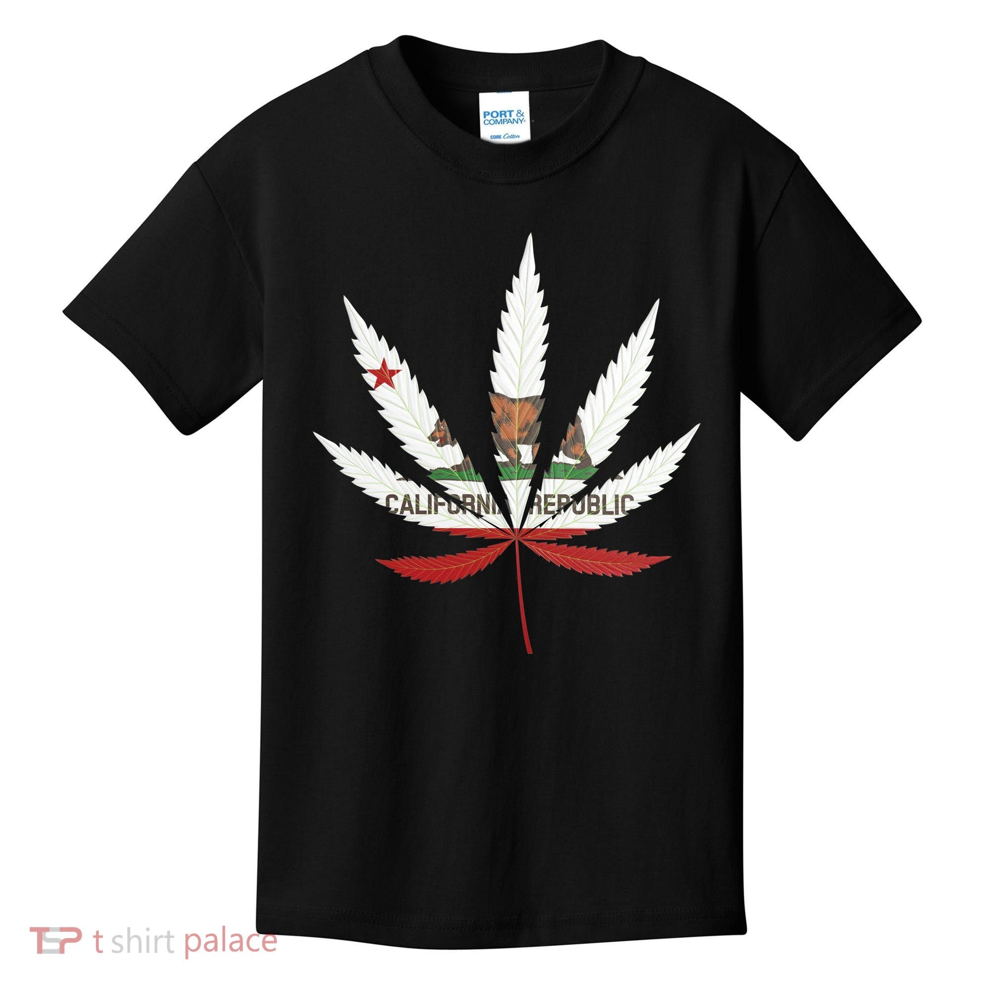 California Republic: Cali Weed Kids T-Shirt