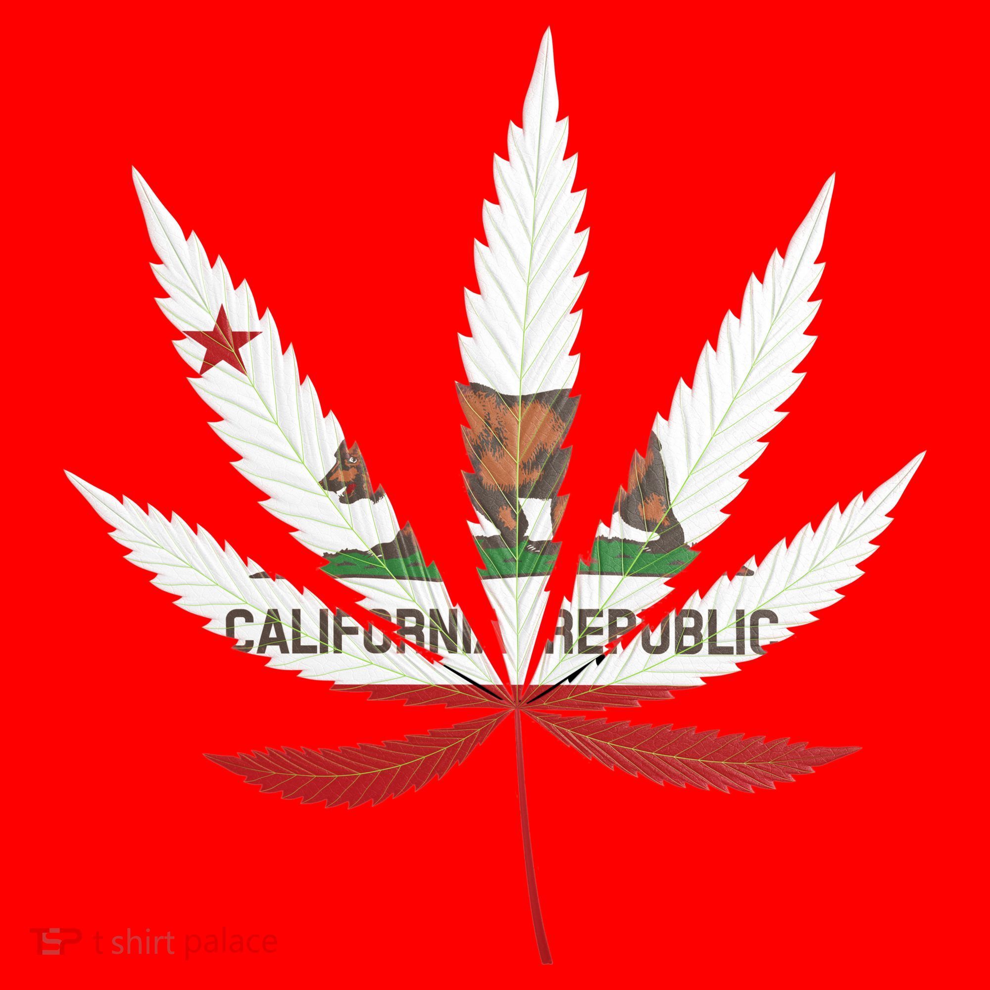 California Republic: Cali Weed Santa Hat