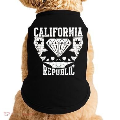 California Republic Diamond State Bear Doggie Tank