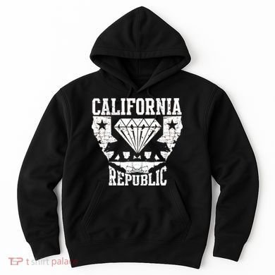 California Republic Diamond State Bear Hoodie