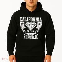 California Republic Diamond State Bear Hoodie thumb 2