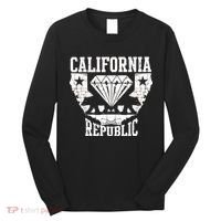 California Republic Diamond State Bear Long Sleeve Shirt thumb 0
