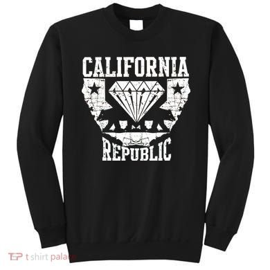 California Republic Diamond State Bear Sweatshirt