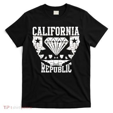 California Republic Diamond State Bear T-Shirt