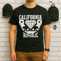 California Republic Diamond State Bear T-Shirt thumb 6