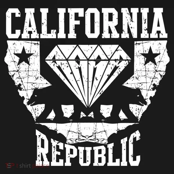 California Republic Diamond State Bear Bucket Hat