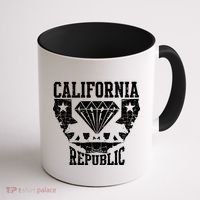 California Republic Diamond State Bear Coffee Mug thumb 1