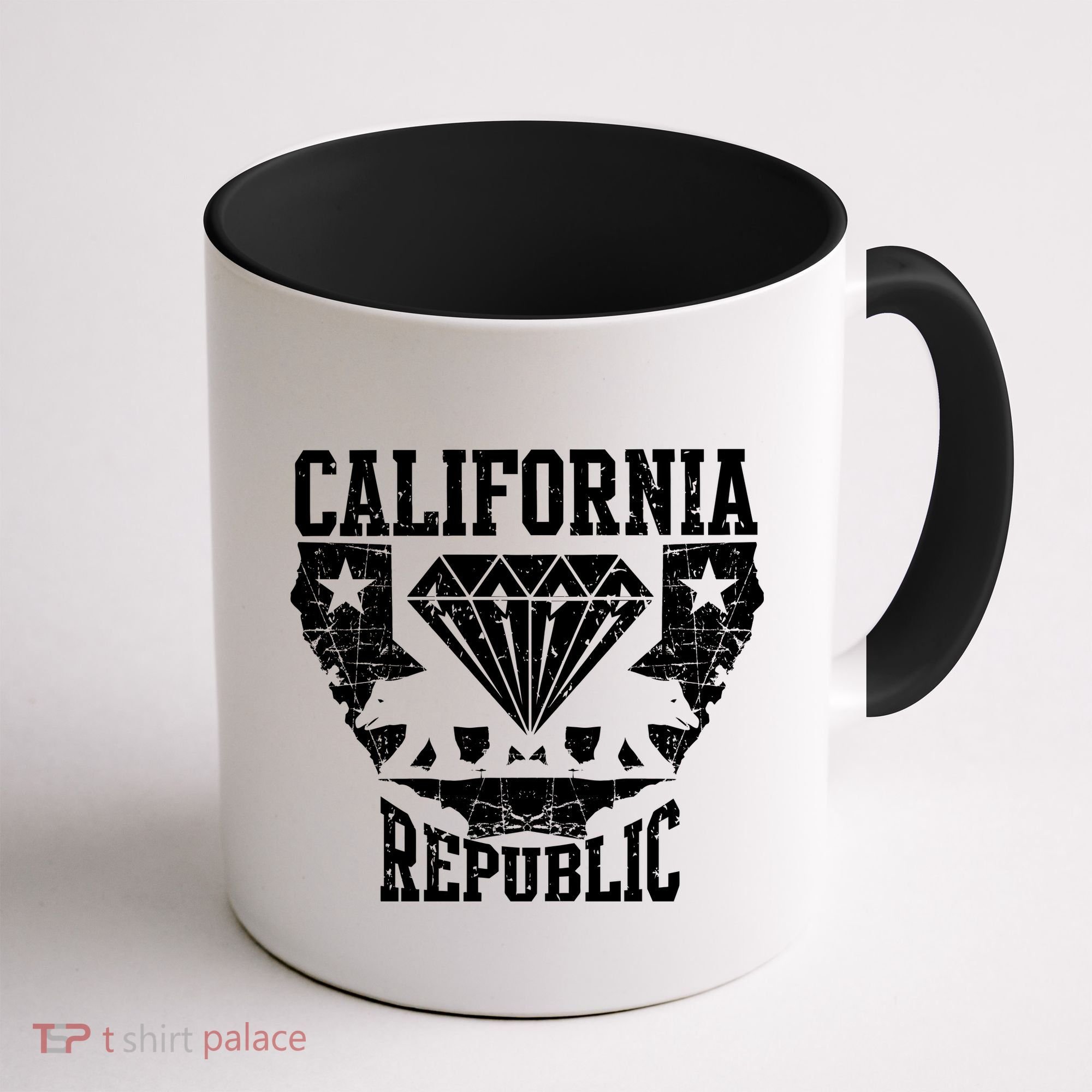 California Republic Diamond State Bear Coffee Mug