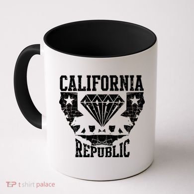 California Republic Diamond State Bear Coffee Mug