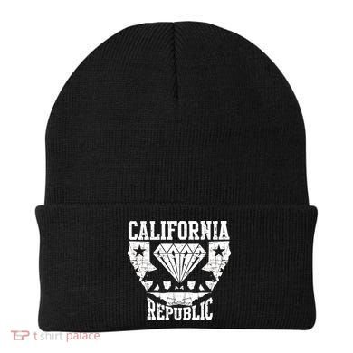 California Republic Diamond State Bear Beanie