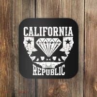 California Republic Diamond State Bear Coaster thumb 0