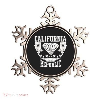 California Republic Diamond State Bear Ornament
