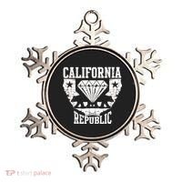 California Republic Diamond State Bear Ornament thumb 0
