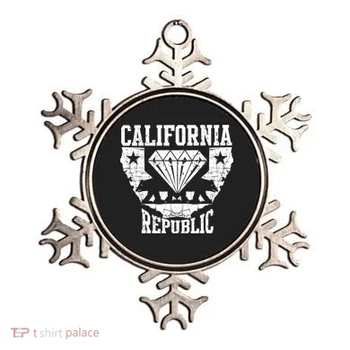 California Republic Diamond State Bear Ornament