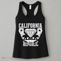 California Republic Diamond State Bear Women's Tank Top thumb 3