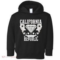 California Republic Diamond State Bear Toddler Hoodie thumb 0