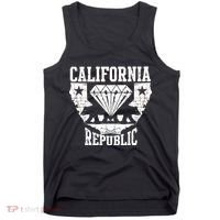 California Republic Diamond State Bear Tank Top thumb 0